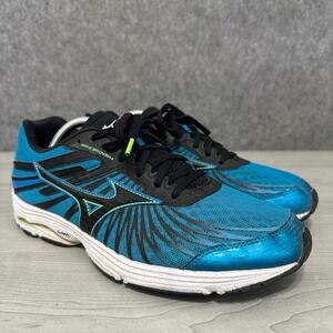 Mizuno Wave Sayonara 4 Running Shoes Mens 10.5 Blue Black Athletic Sneakers